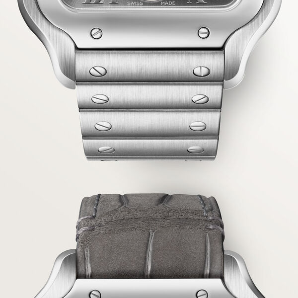 Santos de Cartier Extra Large Automatic Dual Time 48 mm Stainless Steel